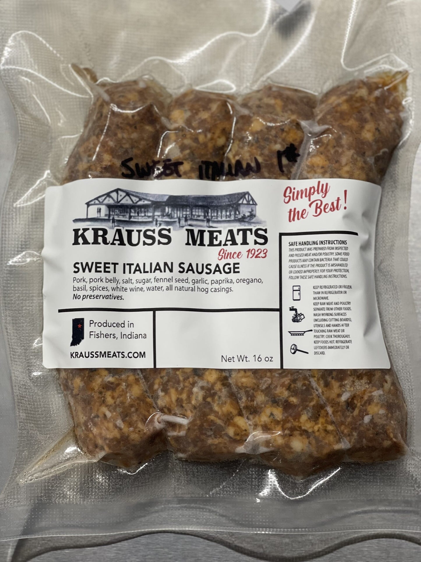 Sweet Italian Sausage