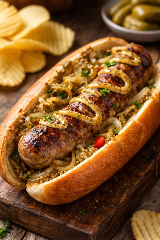 German Style Beer Bratwurst
