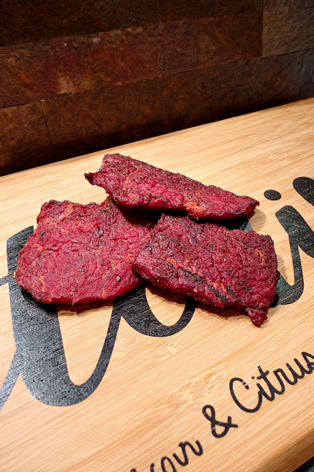 Peppered Garlic Beef Jerky