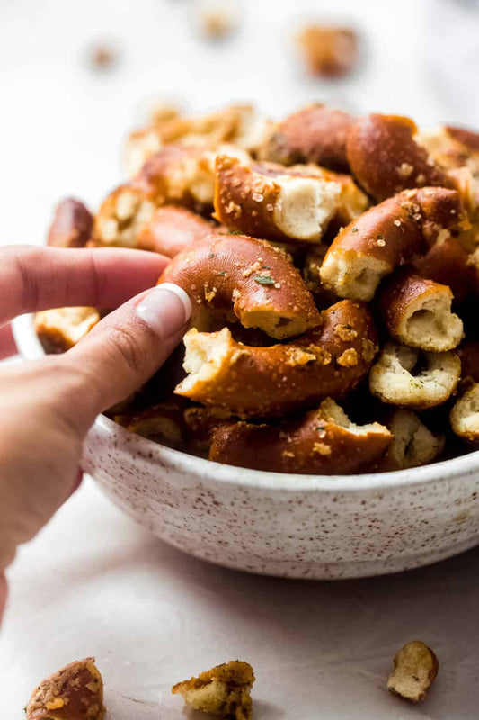 Garlic Parmesan Pretzel Bites