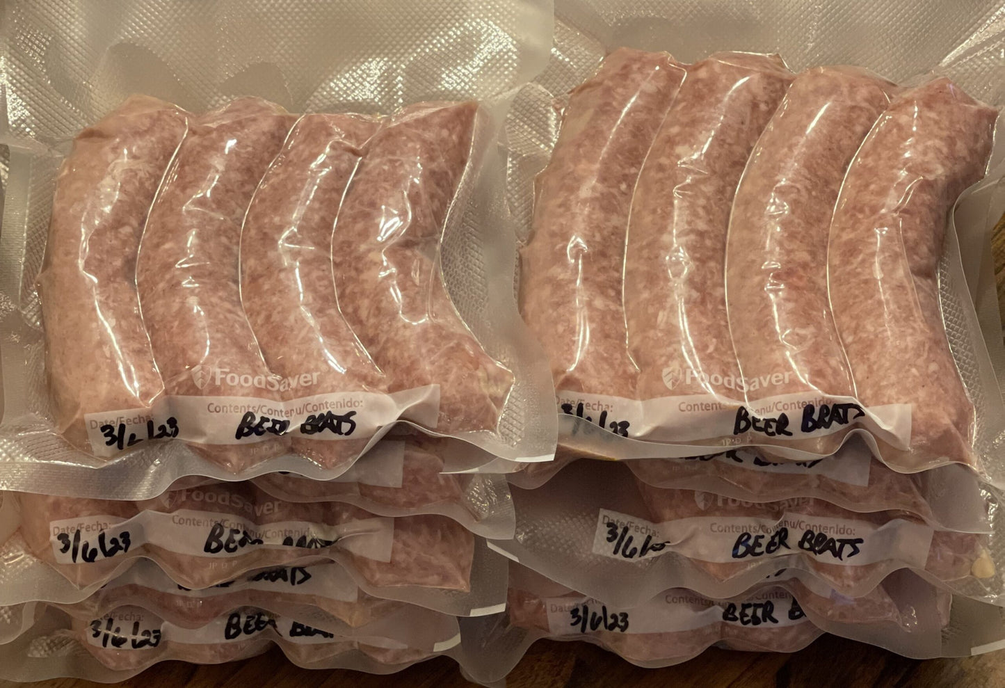 German Style Beer Bratwurst