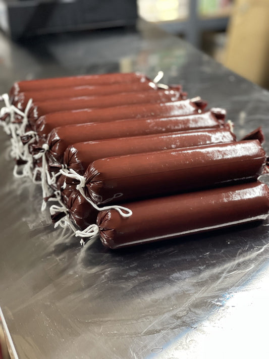 Cracked Pepper & Garlic Summer Sausage (Large)