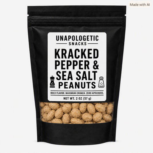 Kracked Pepper & Sea Salt Peanuts