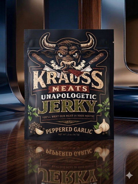 Peppered Garlic Beef Jerky