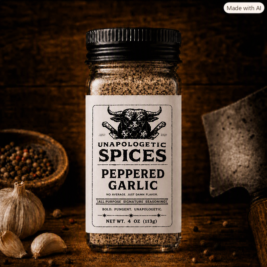 'Peppered Garlic' Seasoning