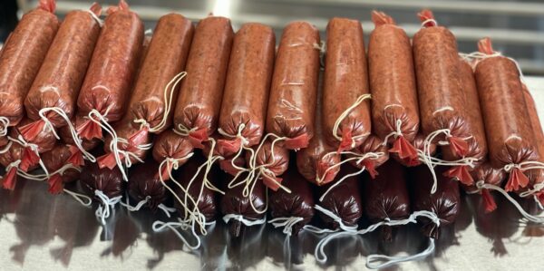Cracked Pepper & Garlic Summer Sausage (Large) - Image 2
